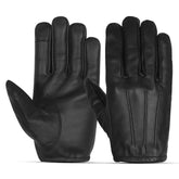 Police Touchscreen Cut-Resistant Leather Gloves – Tactical Hunting, Shooting, Motorcycle Riding Gloves (Cop-T)