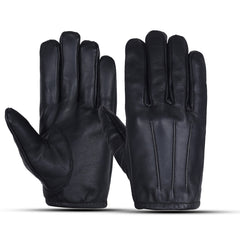Men’s Genuine Leather Unlined Gloves – Police Patrol & Motorcycle Riding Gloves (Pol-Un)