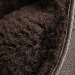 Authentic Unisex Real Sheepskin Shearling Leather Trapper Hat with Fur – Warm Winter Aviator Ushanka hat (Shanka-CB)