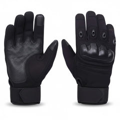 Men’s Motorcycle & Hunting Gloves – Synthetic Leather with Cut-Resistant Inner Protection (Tact-K)