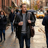 Men’s Real Sheepskin Shearling Leather Trench Coat – Premium Genuine Fur Lined Outerwear (Mark-B)