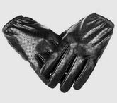 Men’s Leather Perforated Unlined Gloves – Lightweight Breathable Driving Gloves