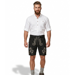 Men's lederhosen Shorts with Belt - Halloween shorts, Carnival costumes pants