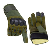 Men’s Motorcycle & Hunting Gloves – Synthetic Leather with Cut-Resistant Inner Protection (Tact-K)