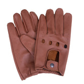 Men's Classic Leather Chauffeur Gloves - Premium Soft Sheepskin Leather Gloves (Drive-X Model)
