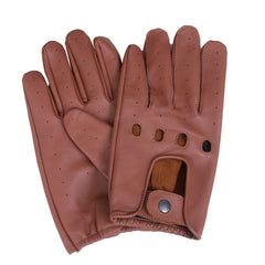 Men's Classic Leather Chauffeur Gloves - Premium Soft Sheepskin Leather Gloves (Drive-X Model)