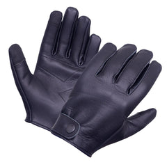 Men’s Classic Leather Chauffeur Gloves – Unlined Everyday Driving Gloves (Snap)