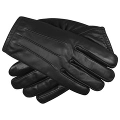 Men’s Leather Duty Cut Resistant Gloves – Police Search Duty and Motorcycle Riding Gloves (Cop-Kev)
