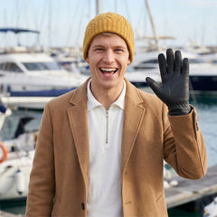 Men’s Cut-Resistant Leather Gloves with Spectra Lining – Heavy-Duty Safety Gloves (Spec-1)