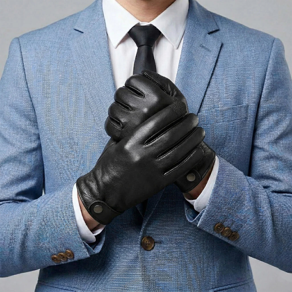 mens leather dress gloves Trent. Men's Handsewn Leather Gloves