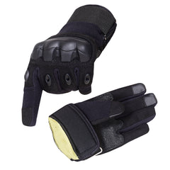 Men’s Motorcycle & Hunting Gloves – Synthetic Leather with Cut-Resistant Inner Protection (Tact-K)