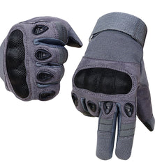 Motorcycle Gloves for Men, Touchscreen Cycling Gloves with Hard Knuckle for Outdoor Sport (Tac-Grey)
