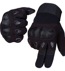 Motorcycle Gloves for Men, Touchscreen Cycling Gloves with Hard Knuckle for Outdoor Sport (Tac-Black)